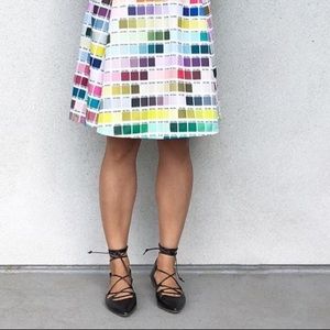 Banana Republic pointy flats. Tied at ankle. 7.